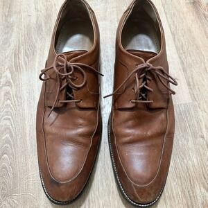 COLE HAAN | Men's Classic‎ Cognac Brown Leather Business Dress Oxford Shoes, 13M
